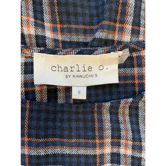 Kinnucan's, Charlie O. Flannel Top. 100% Warm Cotton, Tassle style, Ladies Small - Picture 4 of 6